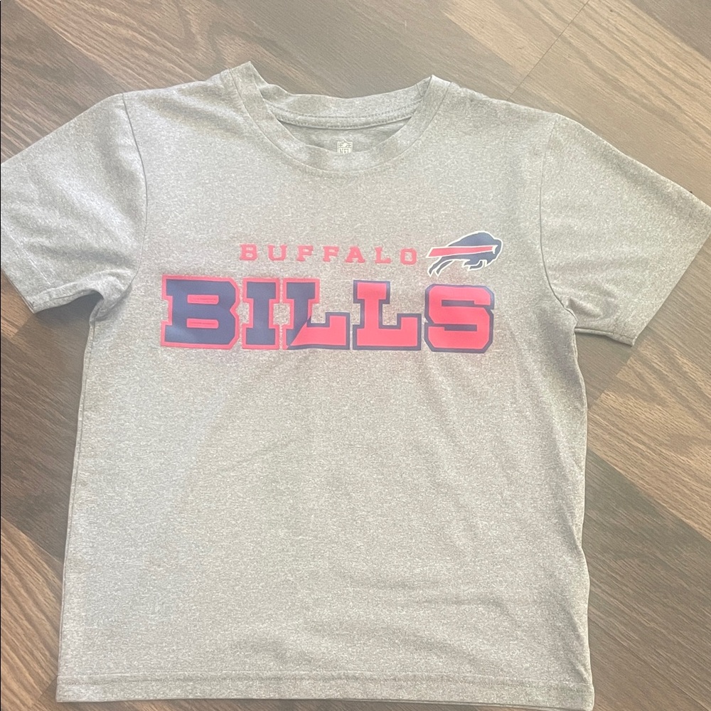 NFL Buffalo Bills Kids Gray and Red T-Shirt